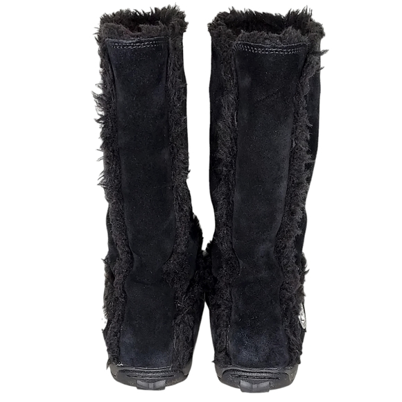 Timberland Women's Mukluk Size 8 Black Suede Pull-on Boots - Picture 9 of 13